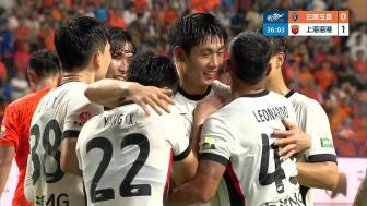 连追两球,玉昆主场2-2逼平海港 18岁布尼亚明替补传射建功