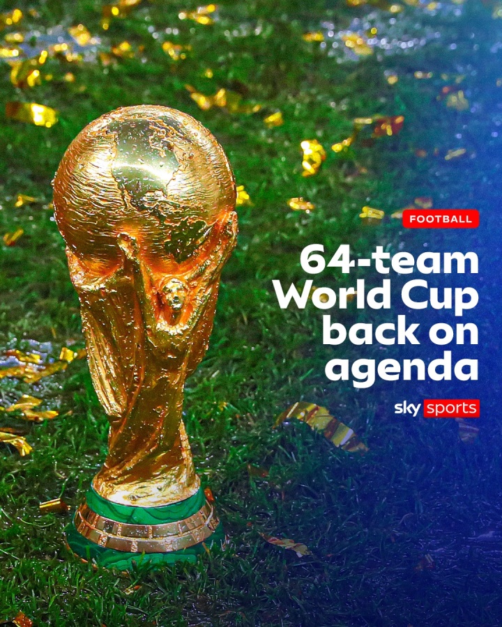 FIFA文件曝光:世界杯64队扩容提速 中国印度意大利全遭热议 FIFA文件曝光:世界杯64队扩容提速 中国印度意大利全遭热议