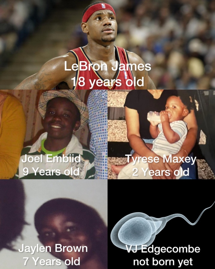 2003年詹姆斯进NBA 76人潜在首发中一人还未出生 2003年詹姆斯进NBA 76人潜在首发中一人还未出生